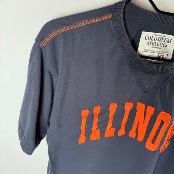 Vintage University of Illinois T Shirt Colosseum Athletics LA Men's XL - Picture 3 of 10